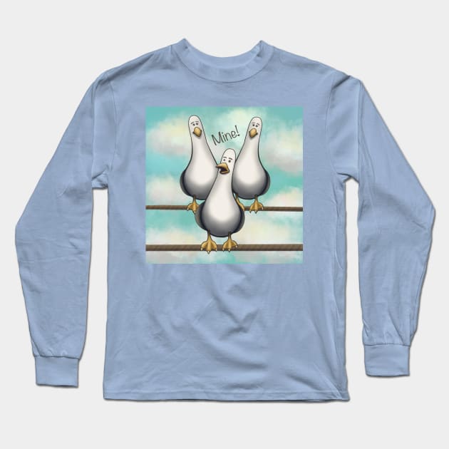 Mine, Mine, Mine! Long Sleeve T-Shirt by Art-by-Sanna